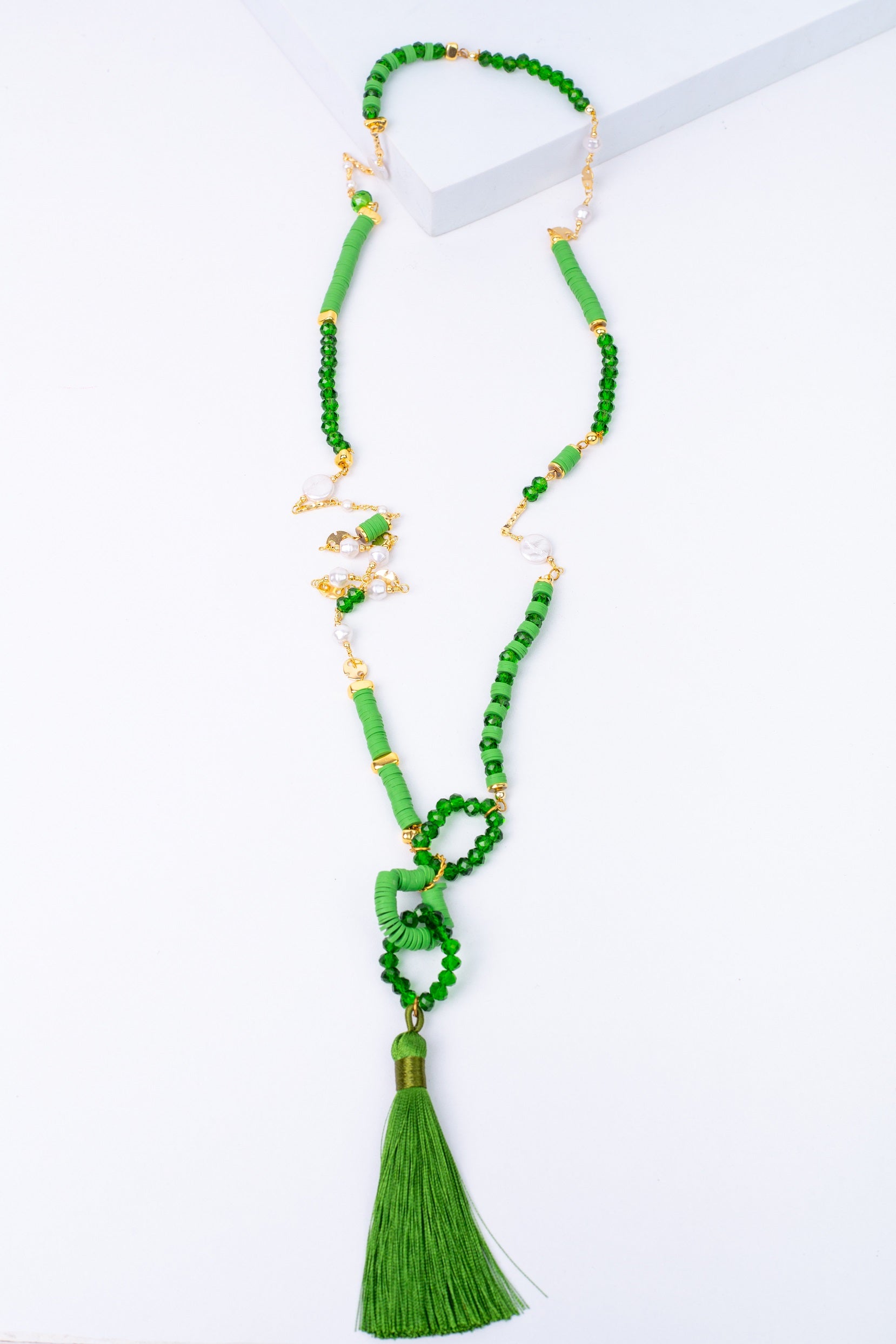 Aura Necklace in Green