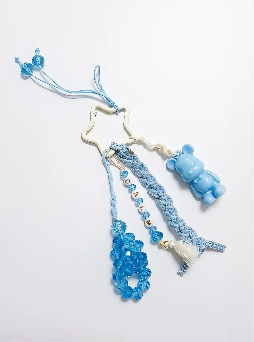 CALM Bag Charm in Aqua